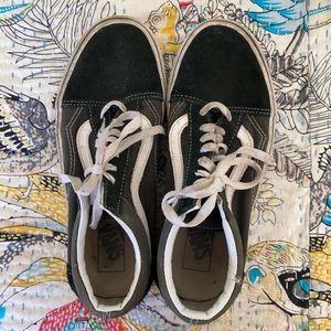 Forest Green Old Skool Vans